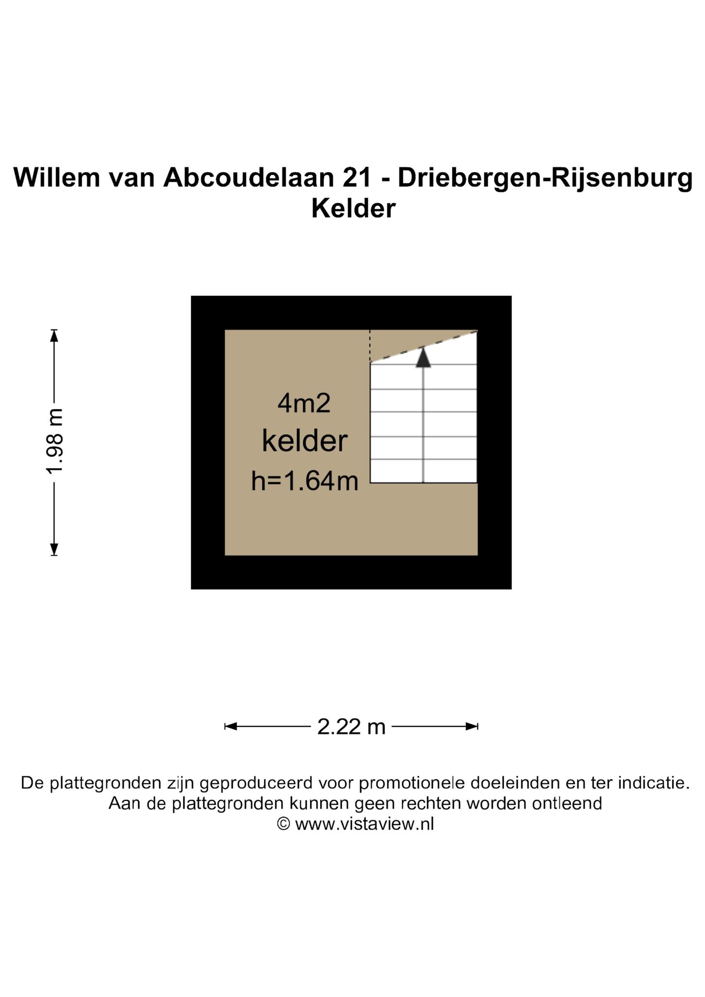 Plattegrond Willem van Abcoudelaan 21
