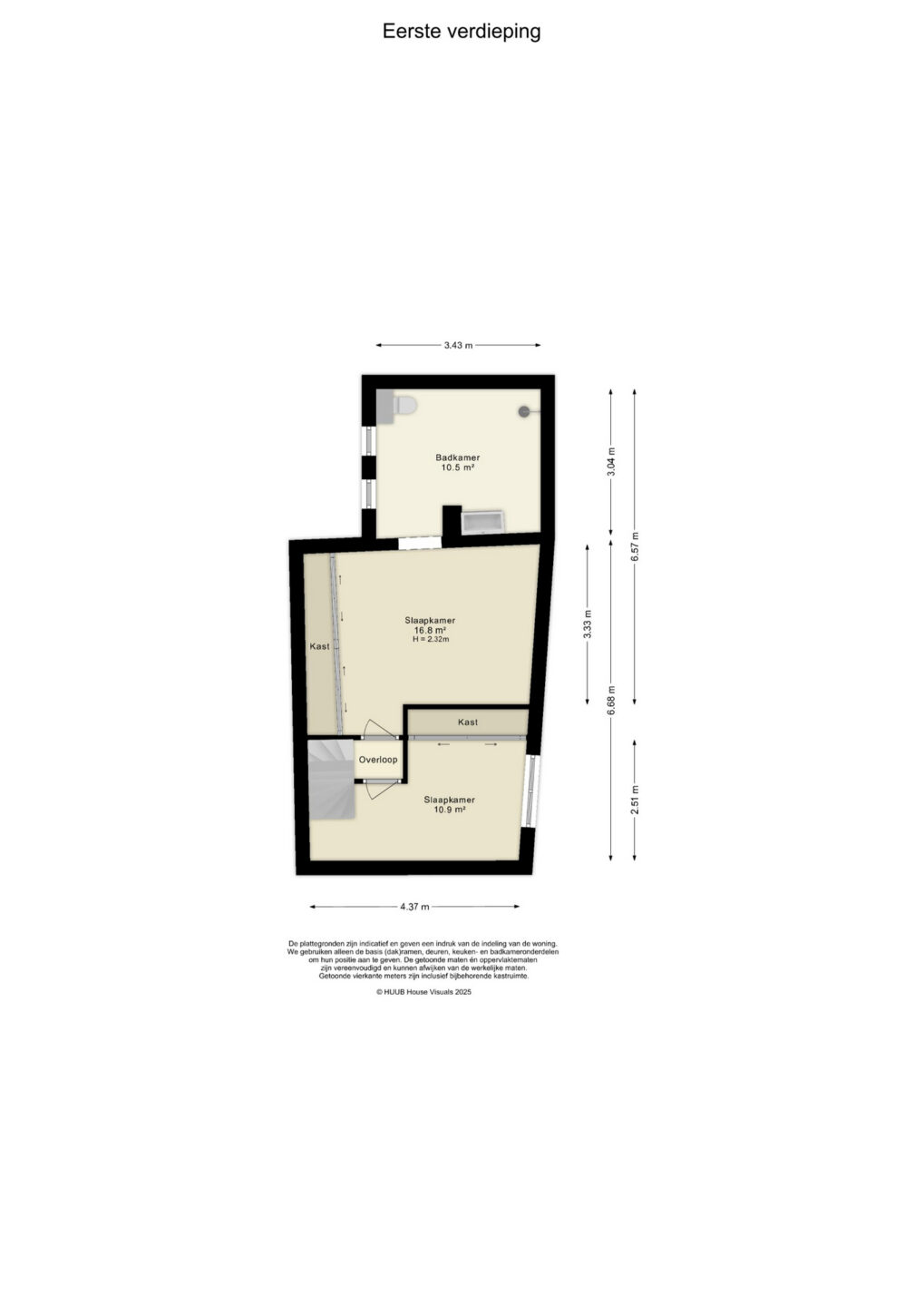Plattegrond – Dokter Hermansstraat 30 b