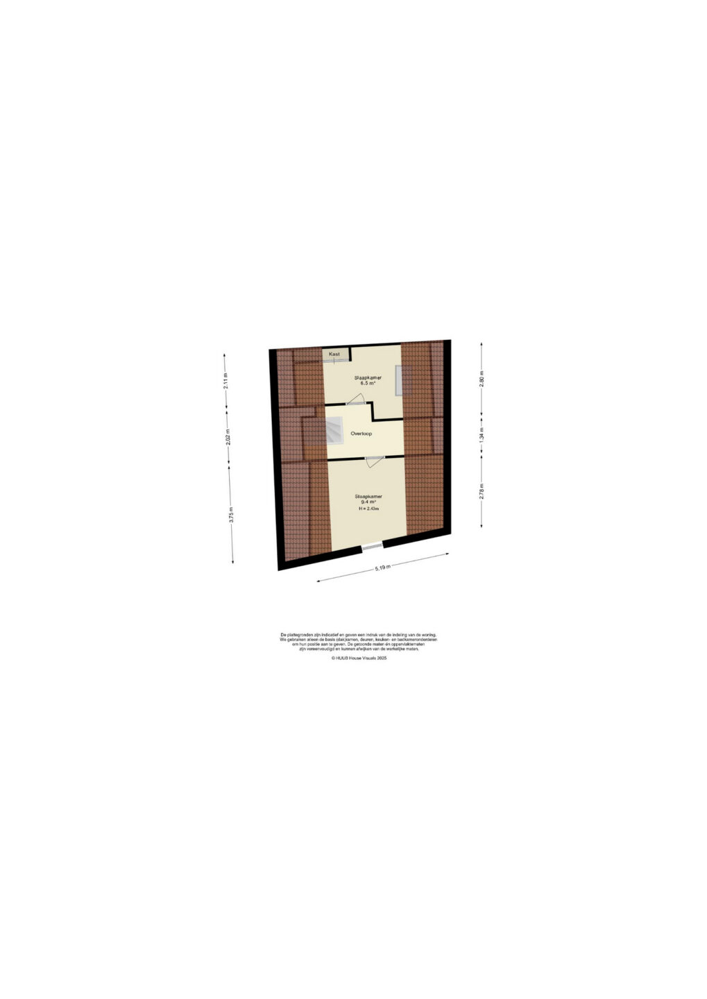 Plattegrond – Dokter Hermansstraat 30 b