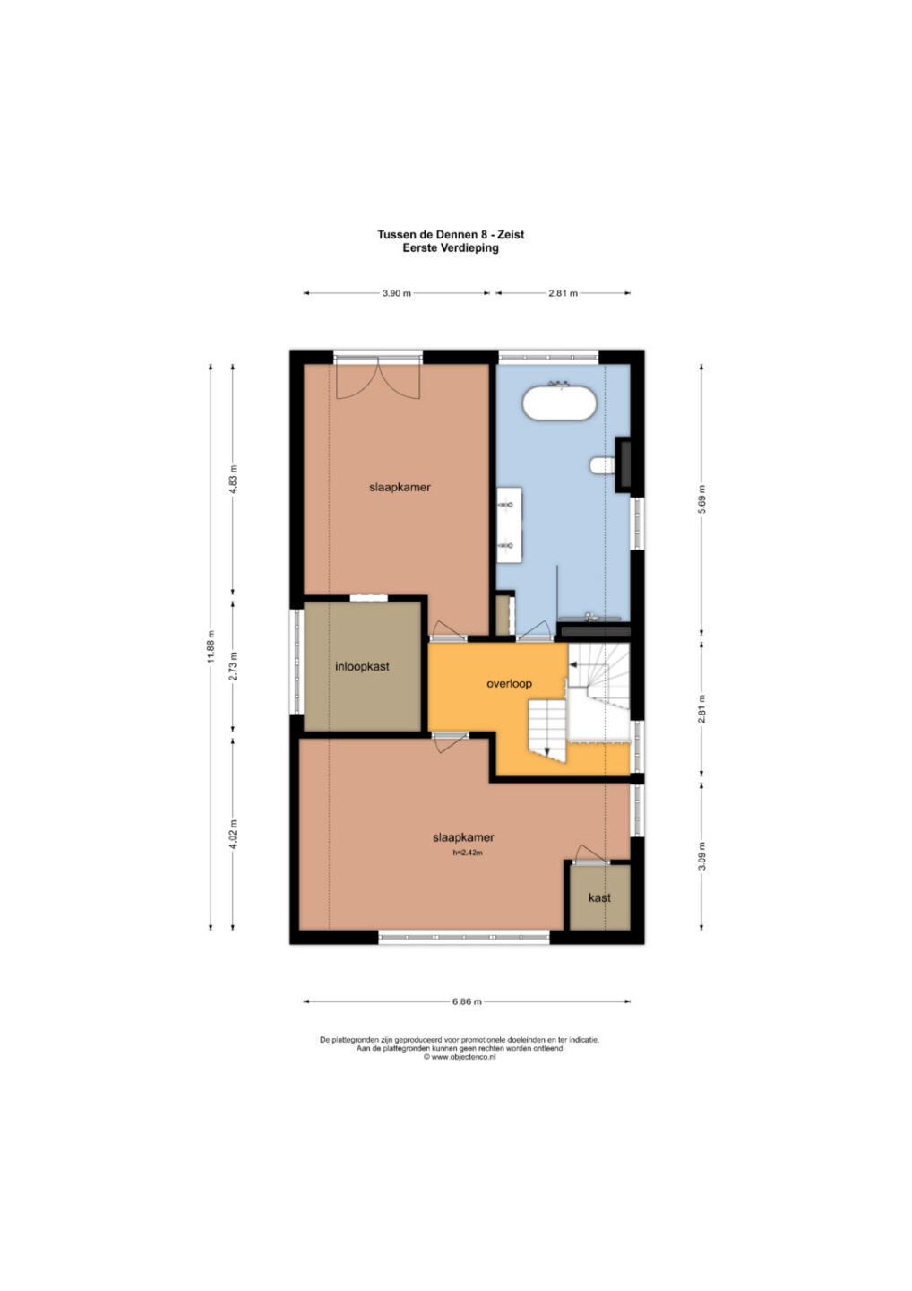 Plattegrond – Tussen de Dennen 8