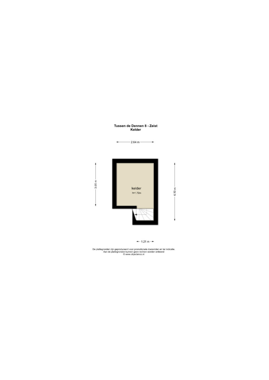 Plattegrond – Tussen de Dennen 8