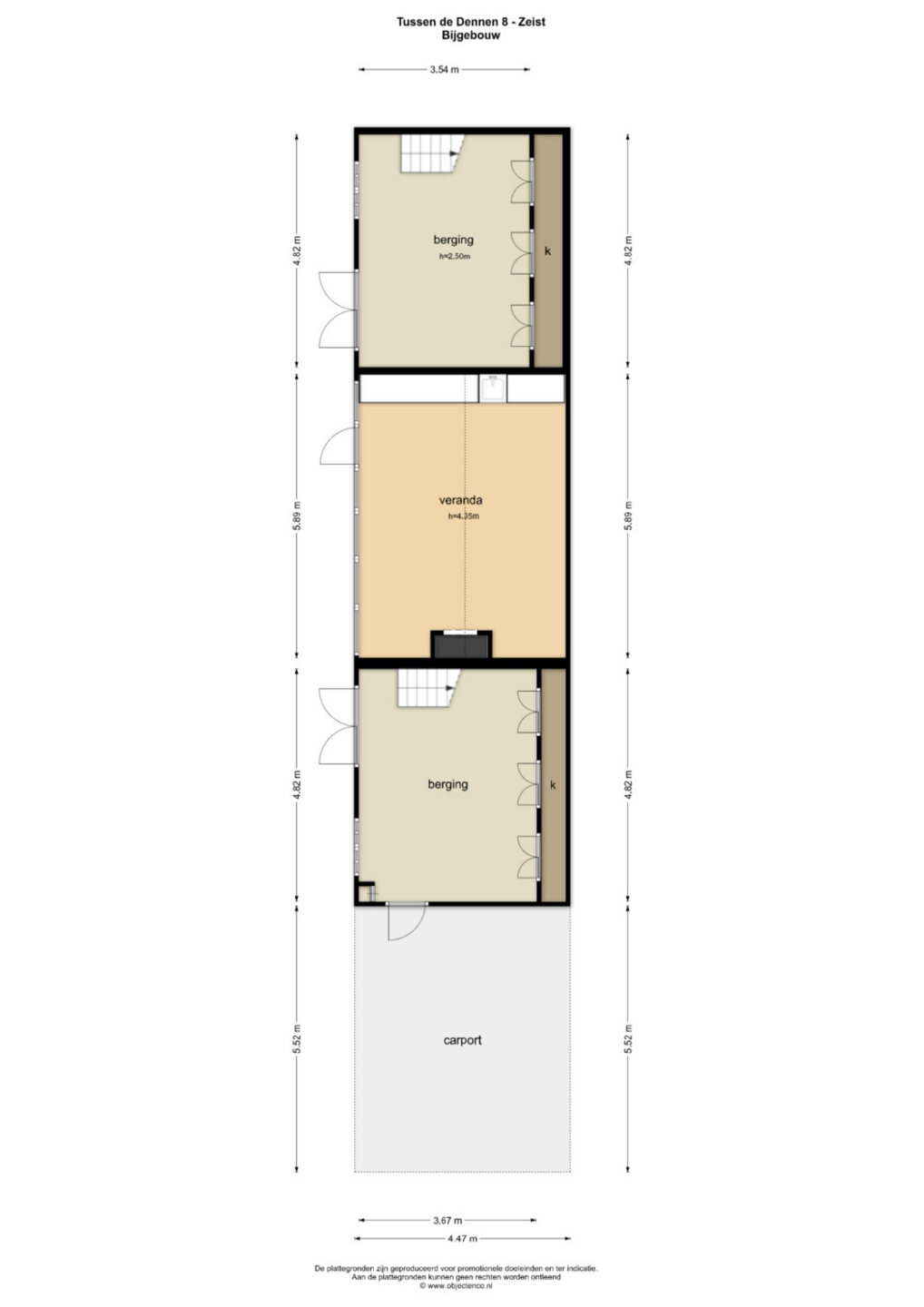 Plattegrond – Tussen de Dennen 8