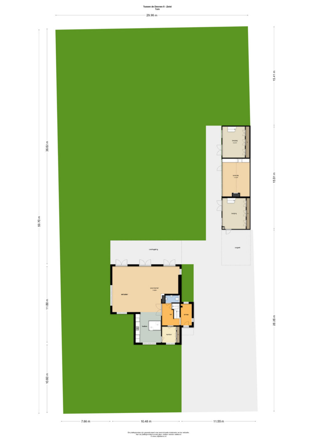 Plattegrond – Tussen de Dennen 8