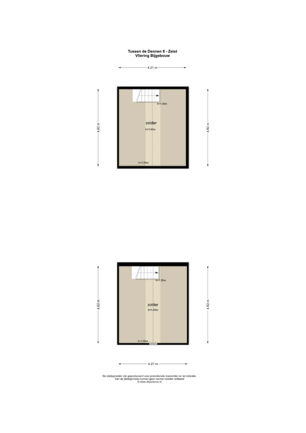 Plattegrond – Tussen de Dennen 8