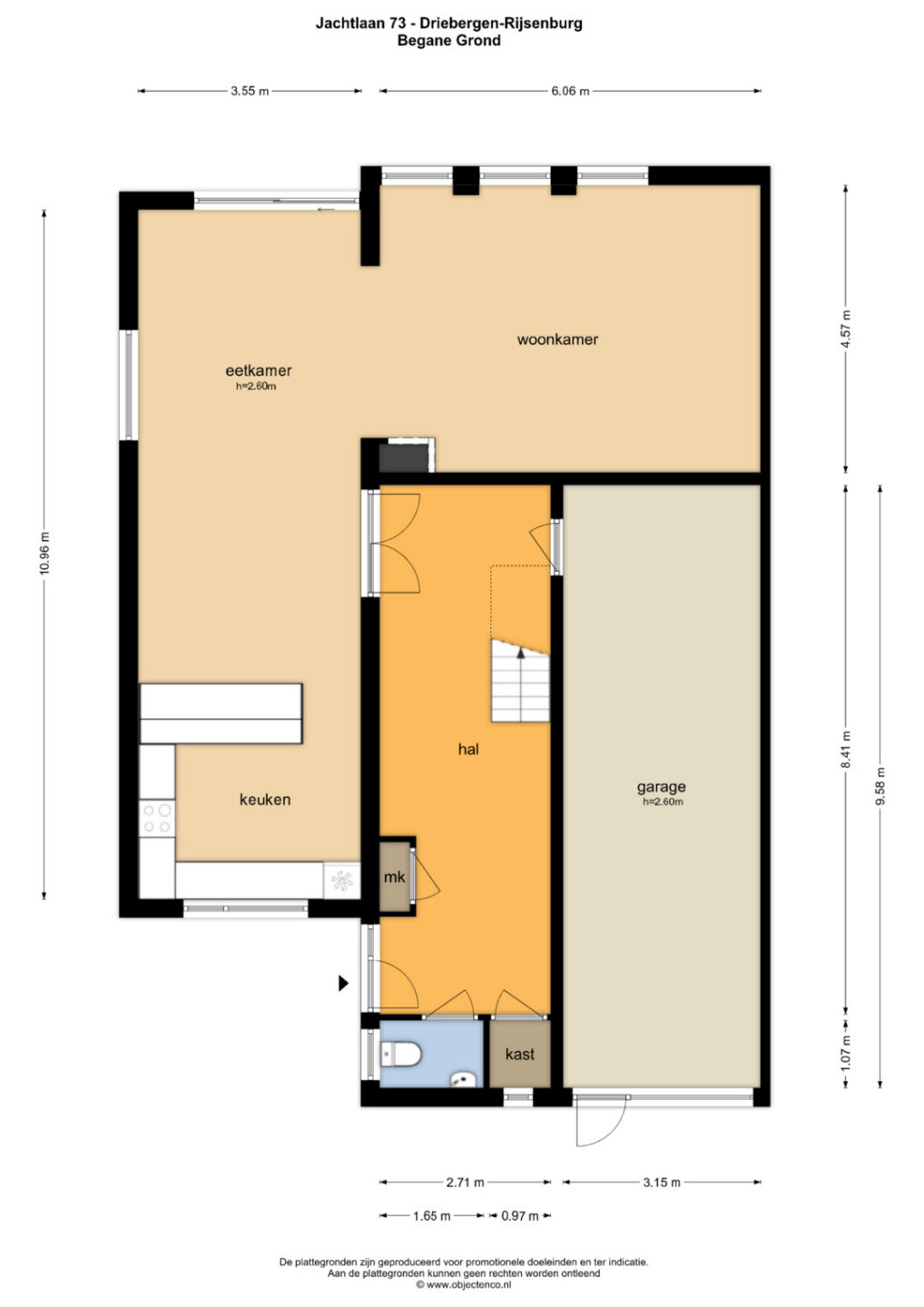 Plattegrond – Jachtlaan 73