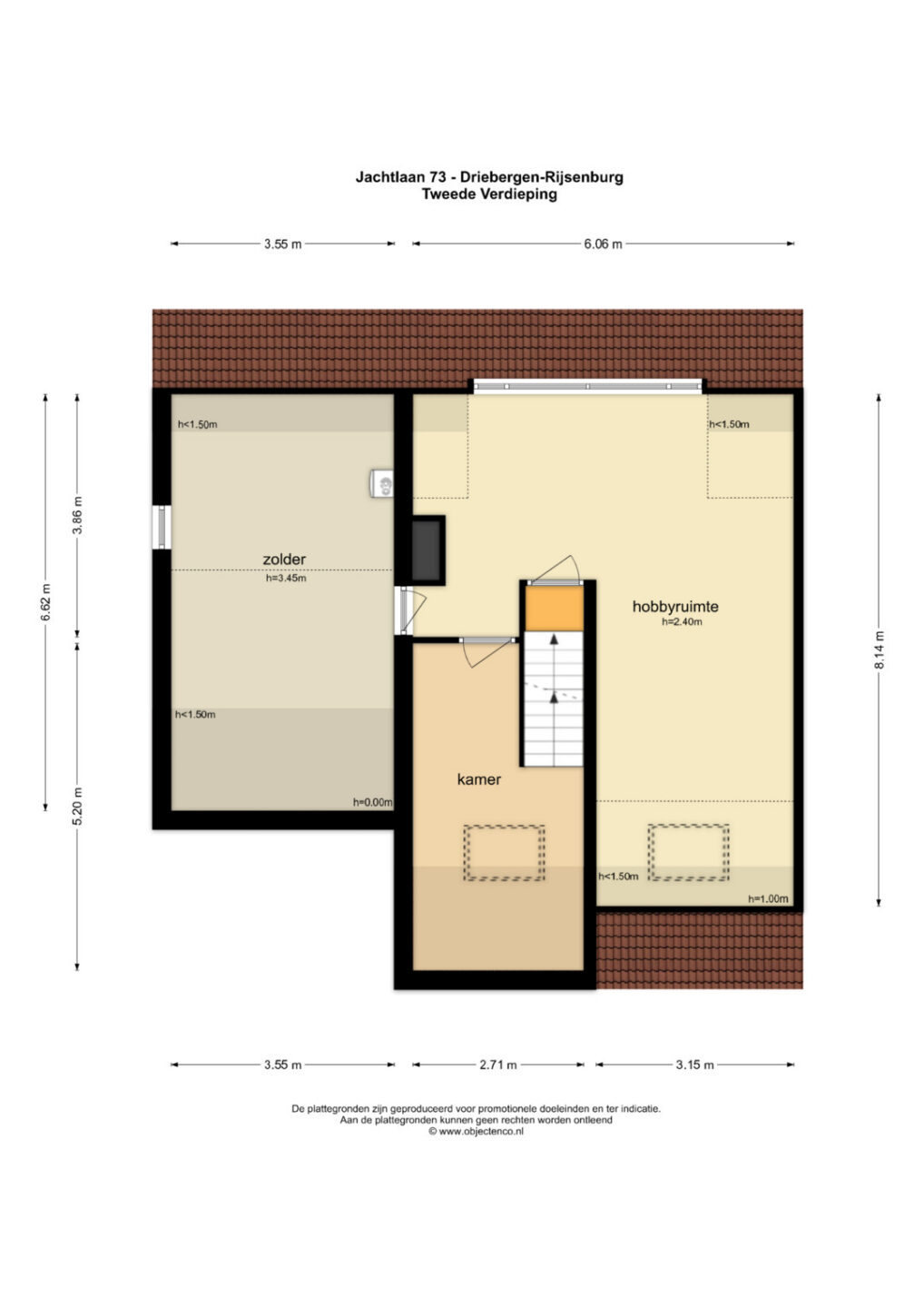 Plattegrond – Jachtlaan 73