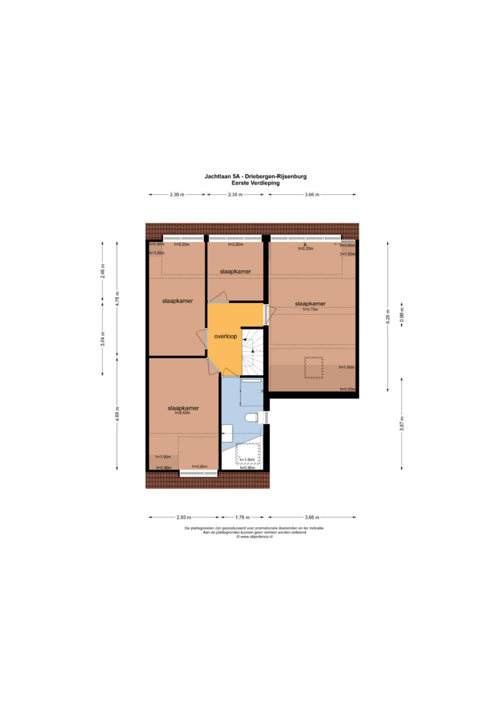 Plattegrond – Jachtlaan 5 a