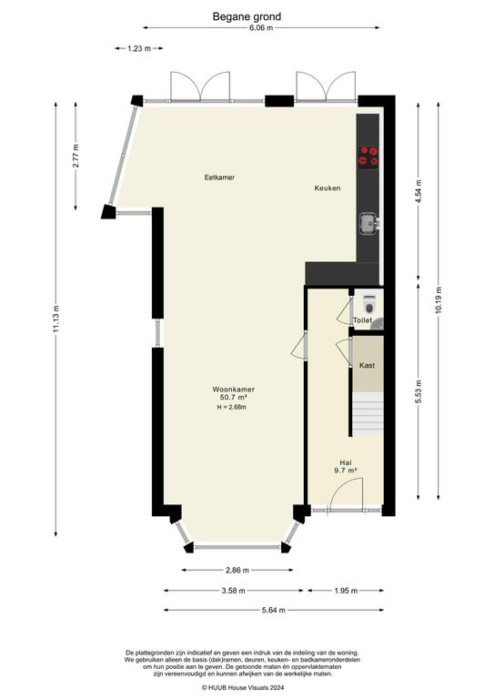 Plattegrond – Oosterlaan 12
