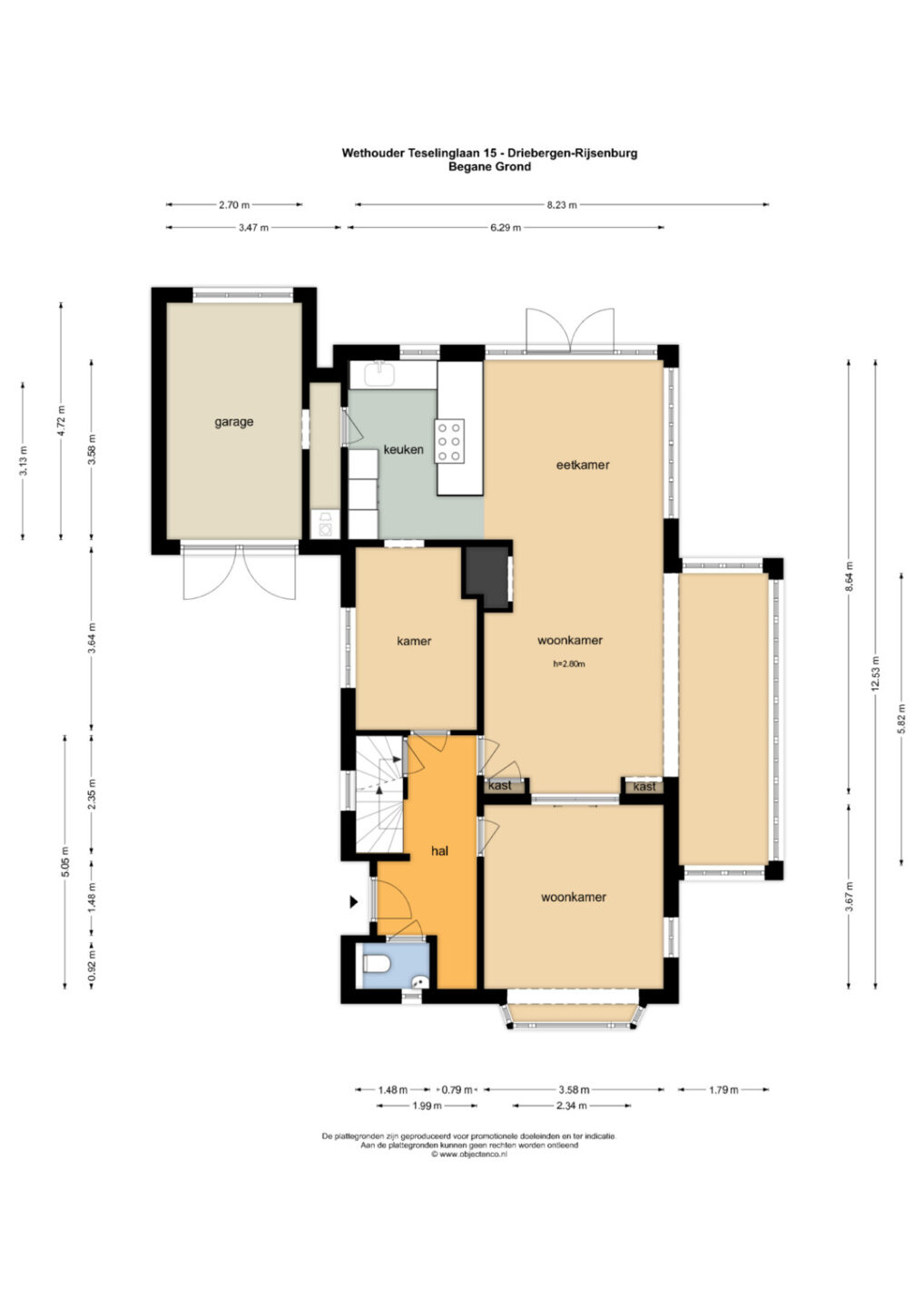 Plattegrond – Wethouder Teselinglaan 15