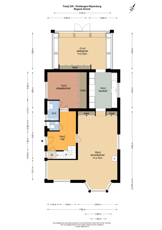 Plattegrond – Traaij 229