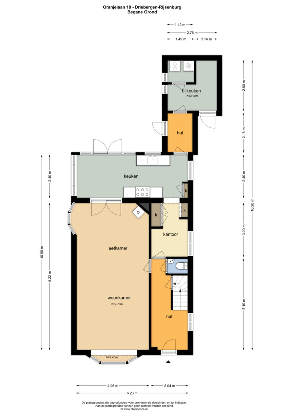 Plattegrond – Oranjelaan 18