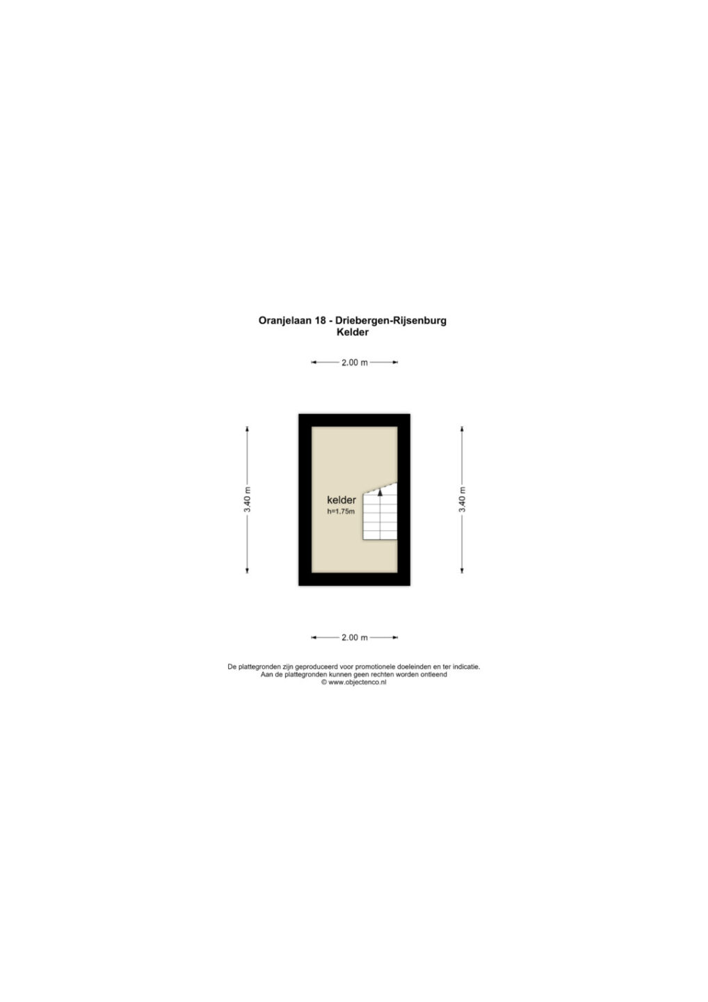 Plattegrond – Oranjelaan 18