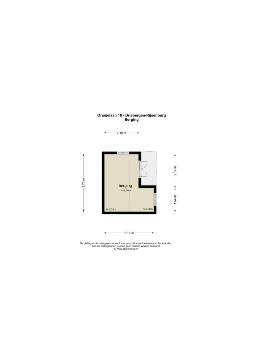 Plattegrond – Oranjelaan 18