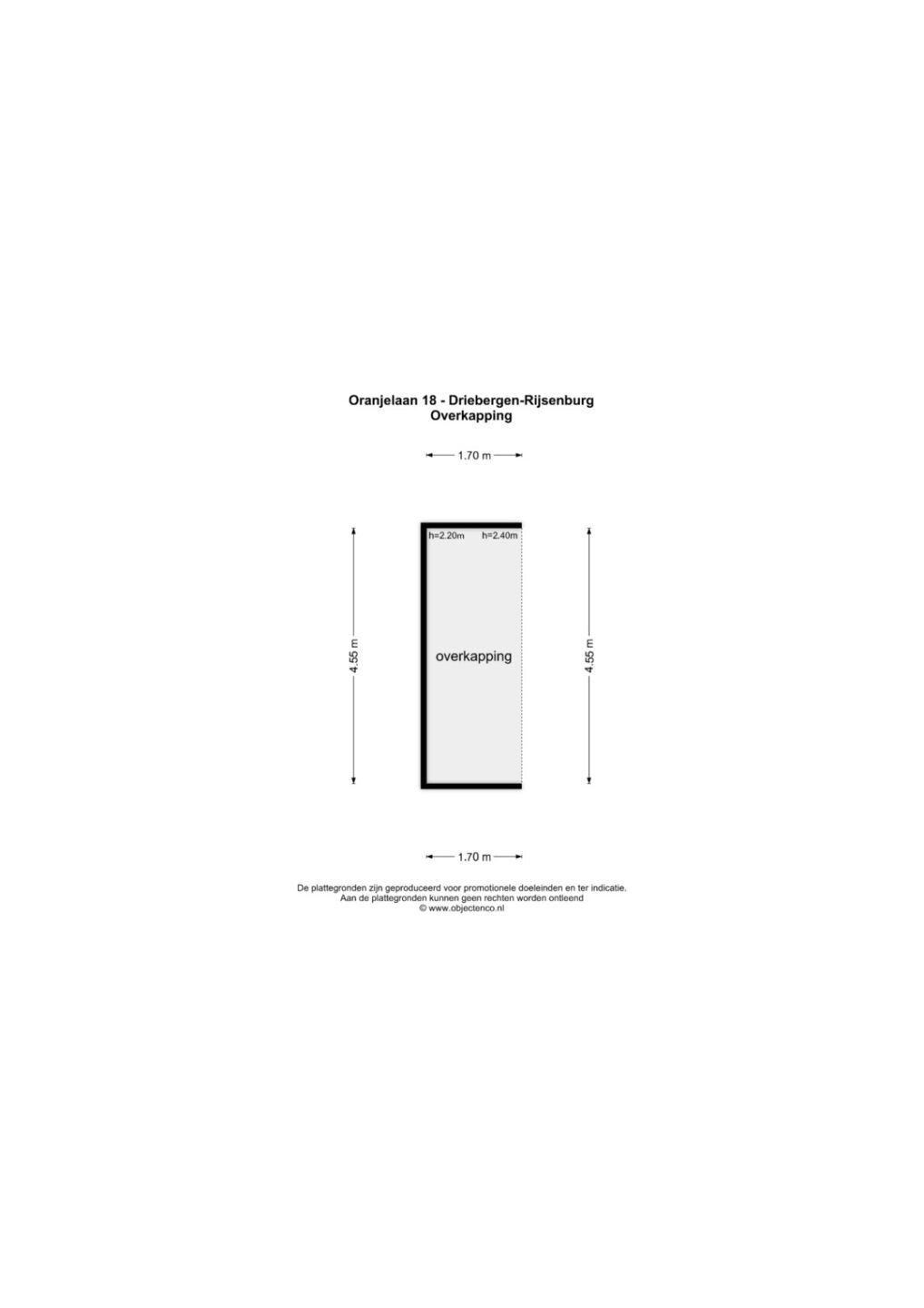 Plattegrond – Oranjelaan 18